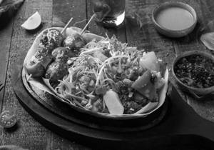 Veg manchurian sizzler