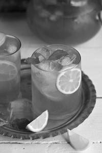 Ginger lemon iced tea