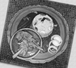 Pulao with chicken kosha combo