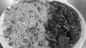 Veg Fried Rice -gobi Manchurian