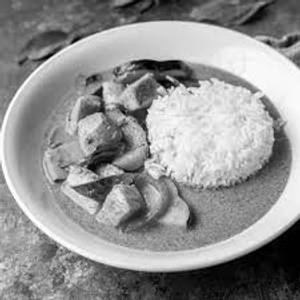 Red Thai Curry Rice Non Veg