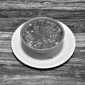 Veg manchurian soup