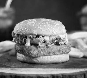 Paneer patty burger