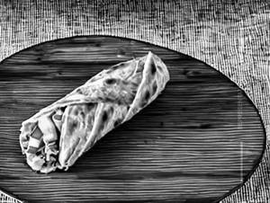 Veg Cheese Schezwan Frankie