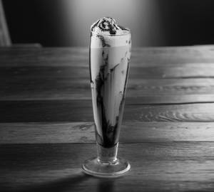 Cold coffee with ice cream