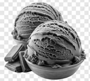 Chocolate Ice Cream Double Scoop