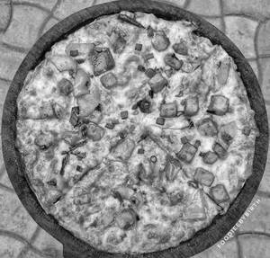 Barbeque Paneer Pizza