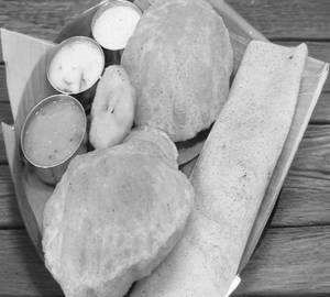 Poori 2 + Mini Plain + Vada 1