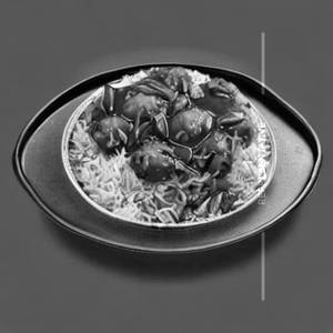 Egg Manchurian Rice