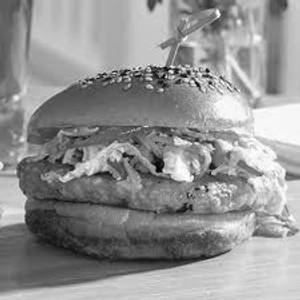 Schezwan Chicken Burger