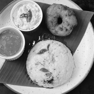 Ghee pongal+vada