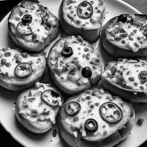 Cheey Jalapeno & Olives Garlic Bread (8 Slices)