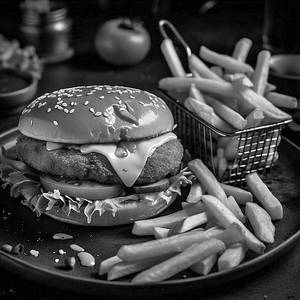 Cheesy Chicken Burger