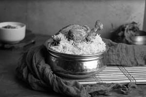 Hyderabadi Chicken Dum Biryani