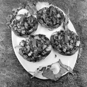 Schezwan Stuffed Mushroom 