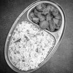 Coconut Rice with Poriyal