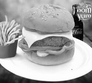 Veg cheese burger combo