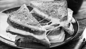 Cheese garlic sandwich