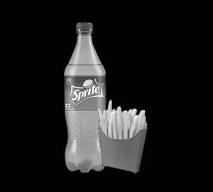 Sprite (750ml Pet) + French Fries