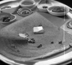 Butter pavbhaji dosa