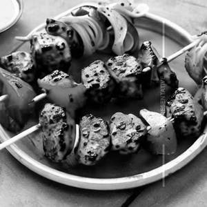 Mushroom Achari Tikka