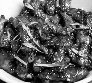 Dragon chicken dry