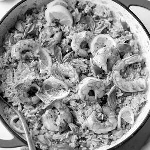 Prawn Schezwan Rice