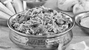 Mushroom Seraga Samba_dum Biryani