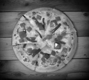 Veggie delight pizza