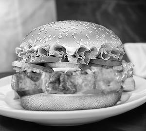 Peri peri chicken burger
