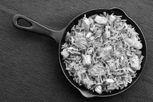 Chicken and egg fried rice