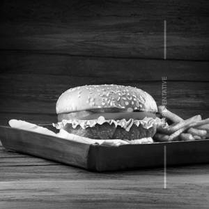 Classic Jain Cheese Burger