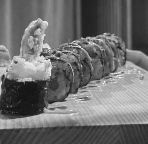 Asparagus Tempura Roll [ veg ]