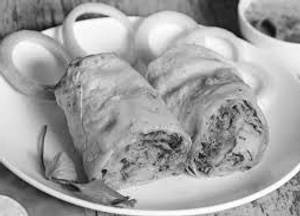 Malai Chaap Roll with Kathi special topping 