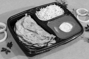 Egg Curry + 2 Laccha Paratha + Jeera Rice