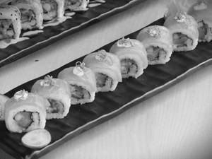 Double Salmon Roll [ non veg ]