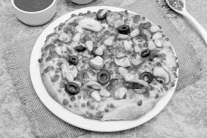 Mushroom Capsicum Pizza