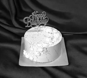 Vanilla Cascading Floral Cake [500 G]