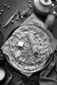 Mattar Paratha