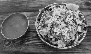 Pohe With Sambar / Rassa Wati