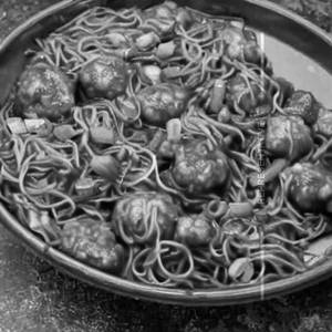 Chicken Manchurian Noodles
