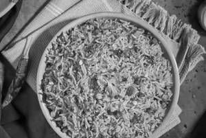 Burnt garlic fried rice