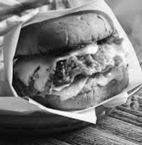 Double Animal Style Burger ( Mutton + Chicken Patty+ Cheese Slice) 