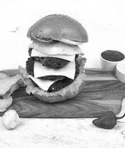 Burj Khalifa Burger ( 3 Chicken Patty+3 Cheese Slice ) 