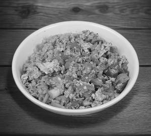 Egg Sauteed Rice [brown] (322 Kcal)