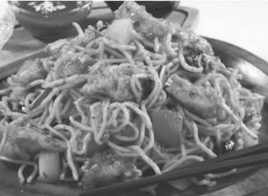 Mixed Veg Hakka Noodles
