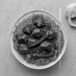 Chicken Manchurian Rice