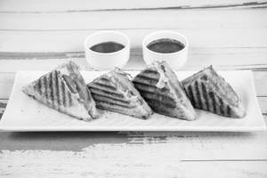 Onion Capsicum Paneer Cheese Toast Sandwich