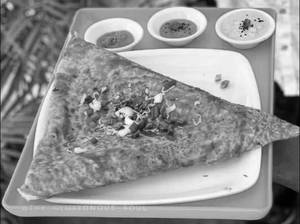 Mexican Roast Dosa with Cheese