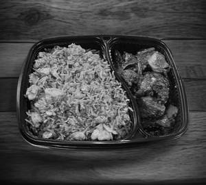 Chicken Schezwan Rice + Chicken Chilly (5Pcs)